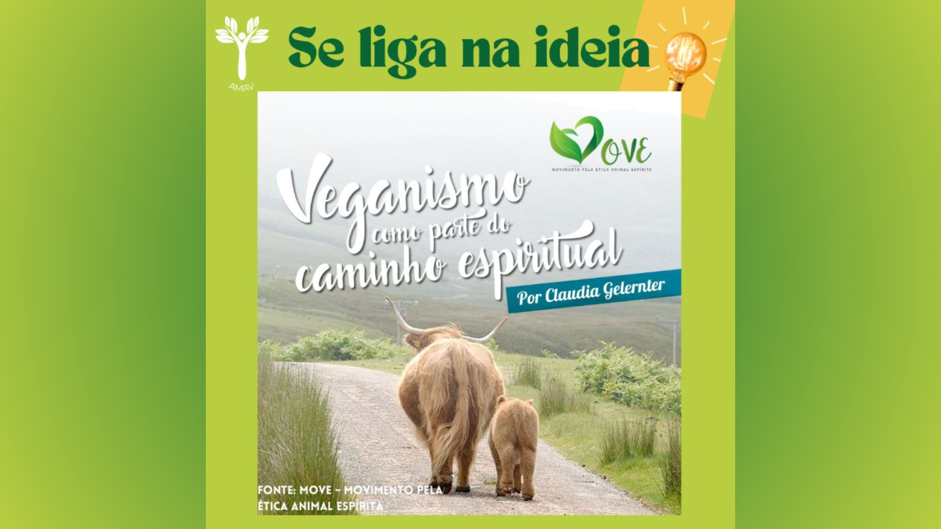 Veganismo caminho espiritual