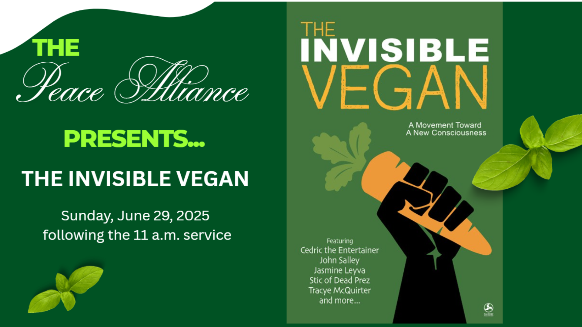 The Invisible Vegan – 2019